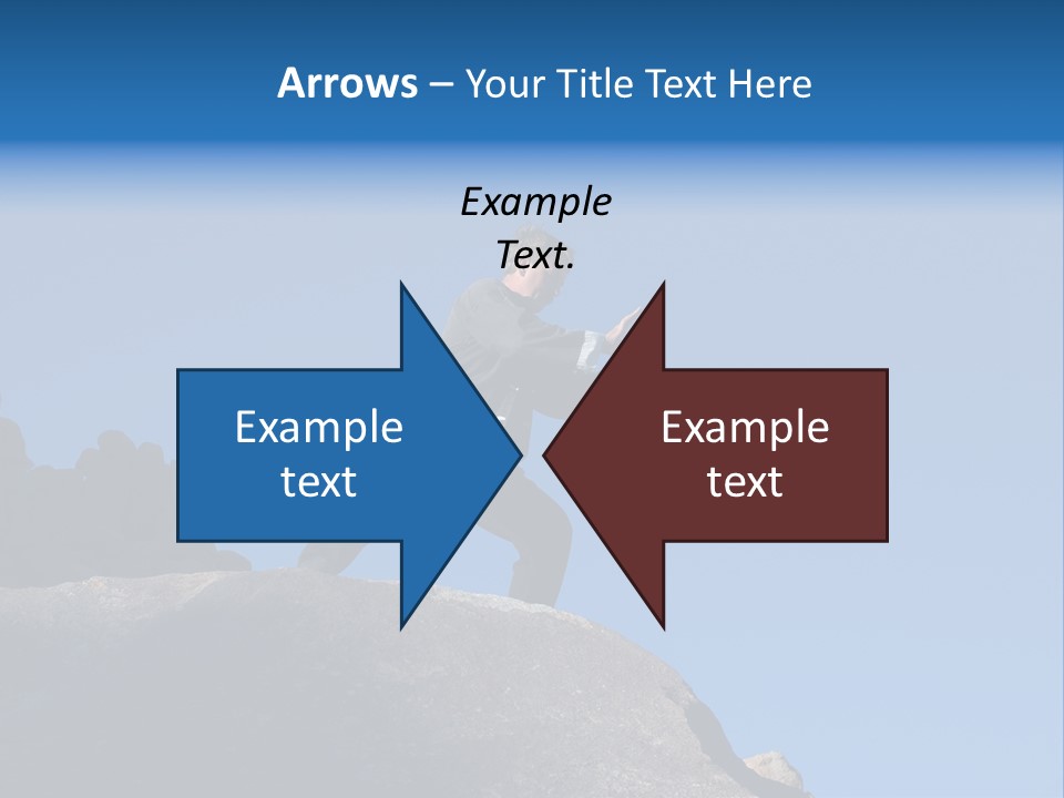 Sky Caucasian Blue PowerPoint Template