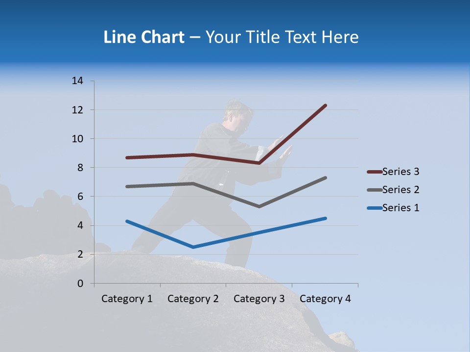 Sky Caucasian Blue PowerPoint Template