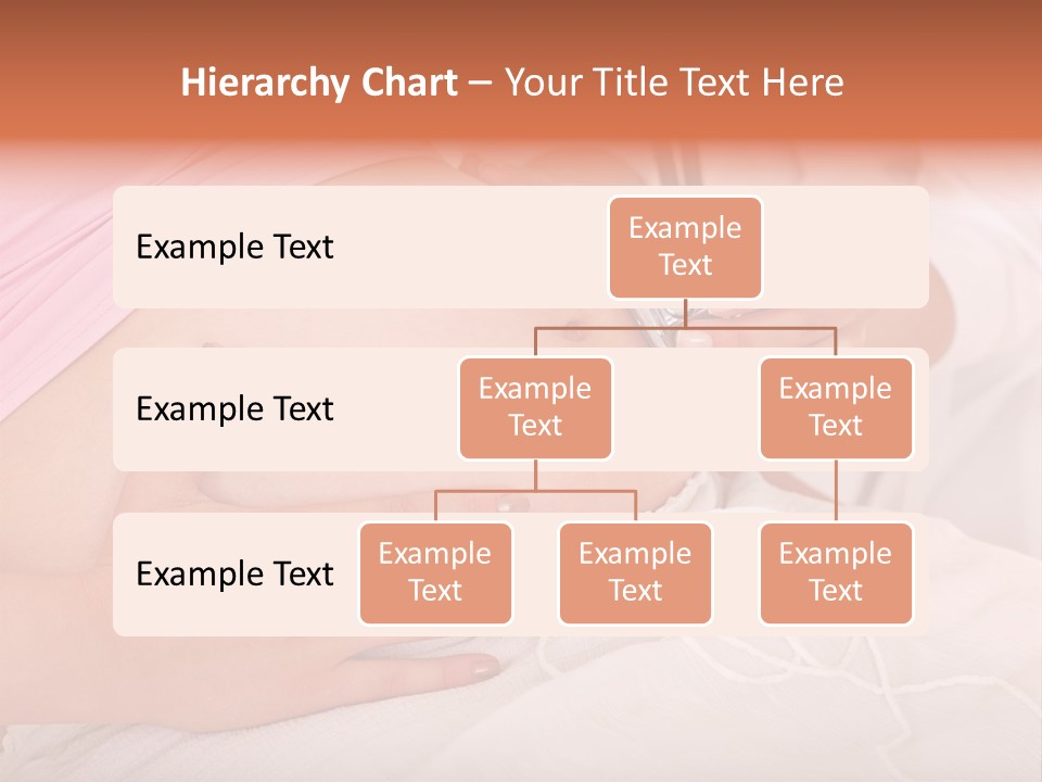 On White Gravid Young PowerPoint Template