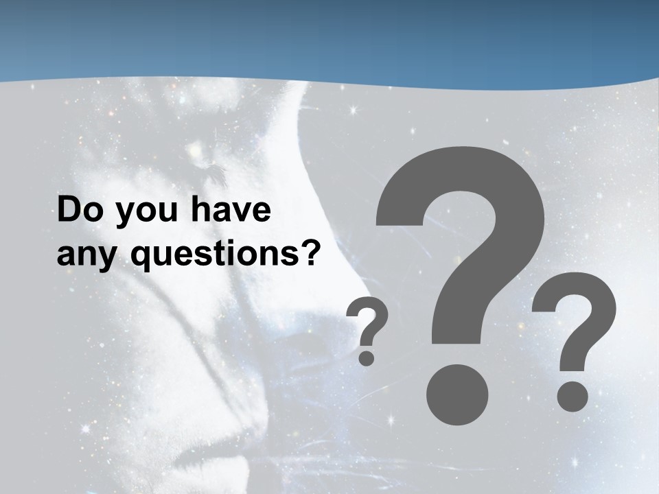 A Woman's Face With Stars In The Background PowerPoint Template