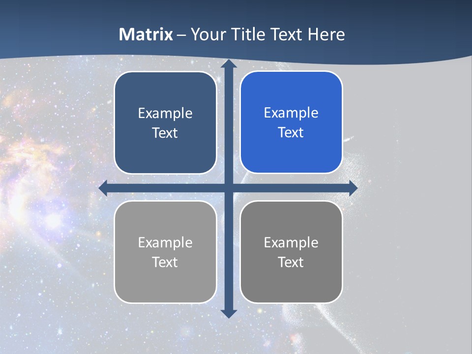 A Woman's Profile With Stars In The Background PowerPoint Template