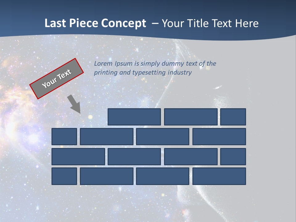 A Woman's Profile With Stars In The Background PowerPoint Template