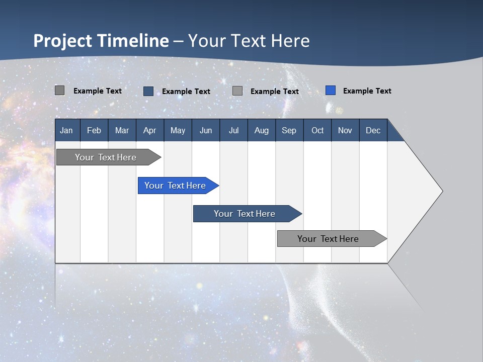 A Woman's Profile With Stars In The Background PowerPoint Template