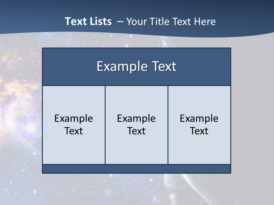 A Woman's Profile With Stars In The Background PowerPoint Template