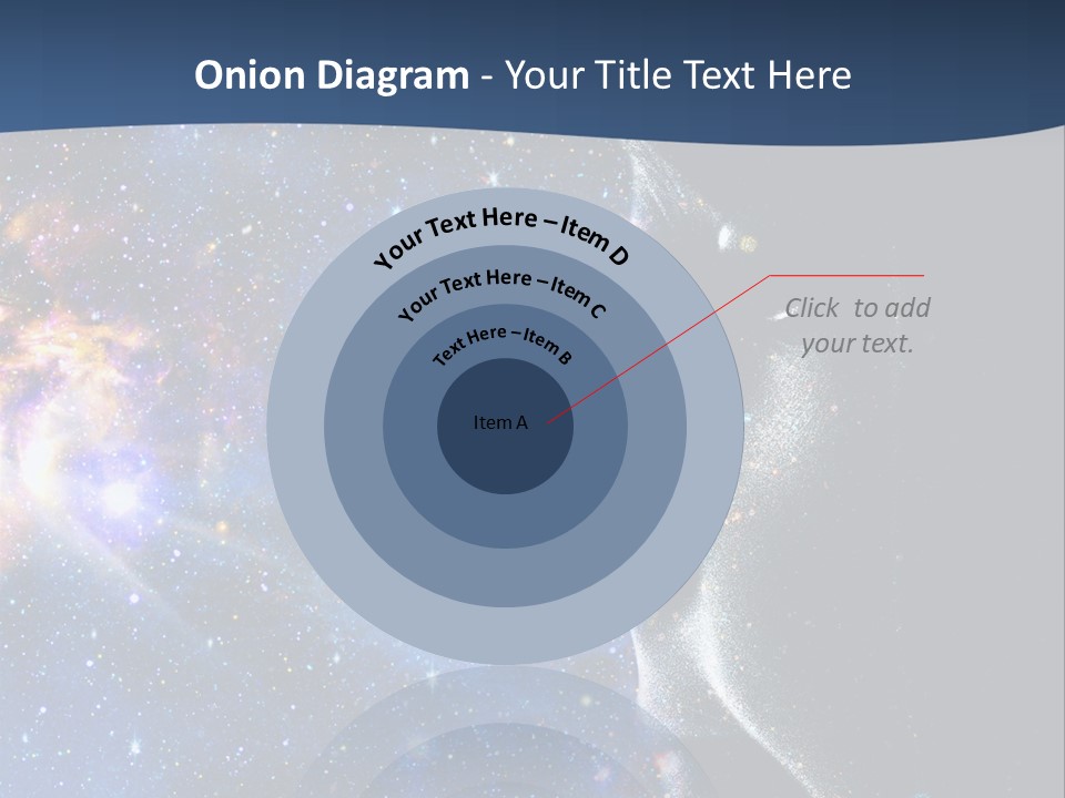 A Woman's Profile With Stars In The Background PowerPoint Template