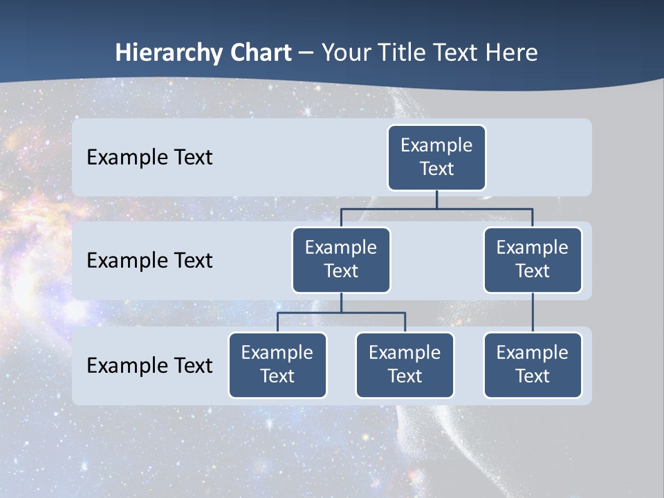 A Woman's Profile With Stars In The Background PowerPoint Template
