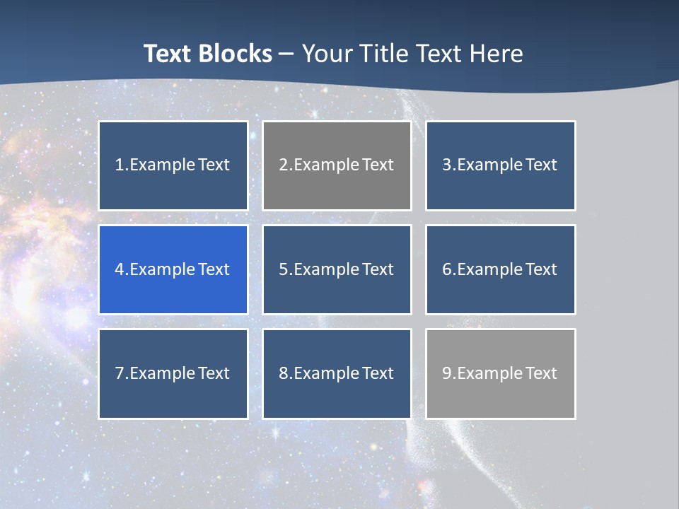 A Woman's Profile With Stars In The Background PowerPoint Template