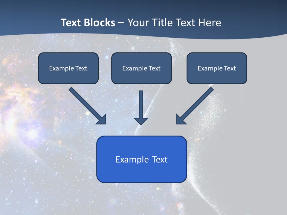 A Woman's Profile With Stars In The Background PowerPoint Template