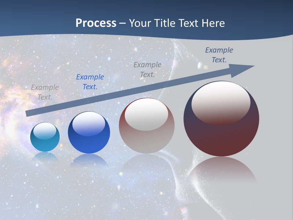 A Woman's Profile With Stars In The Background PowerPoint Template