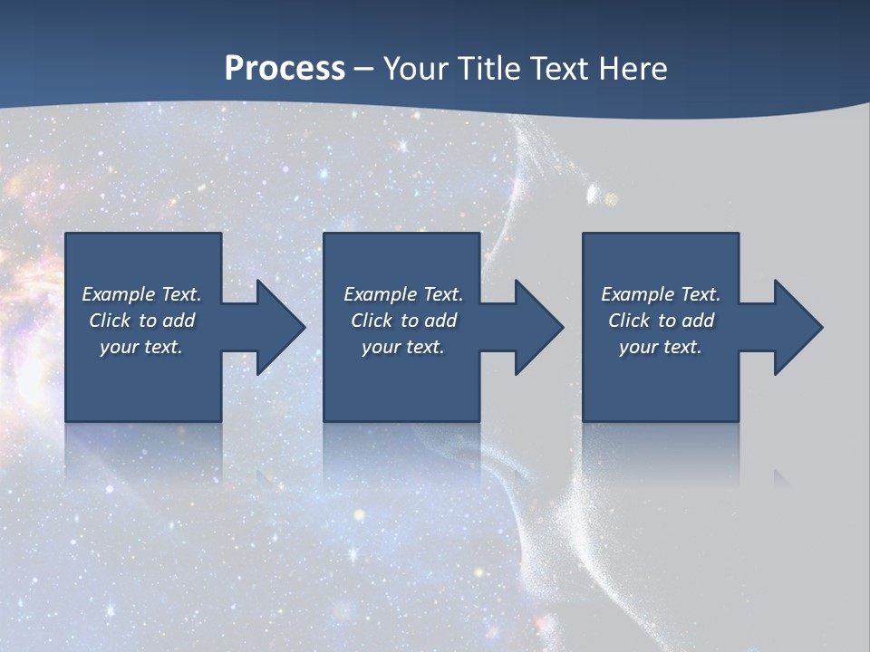 A Woman's Profile With Stars In The Background PowerPoint Template