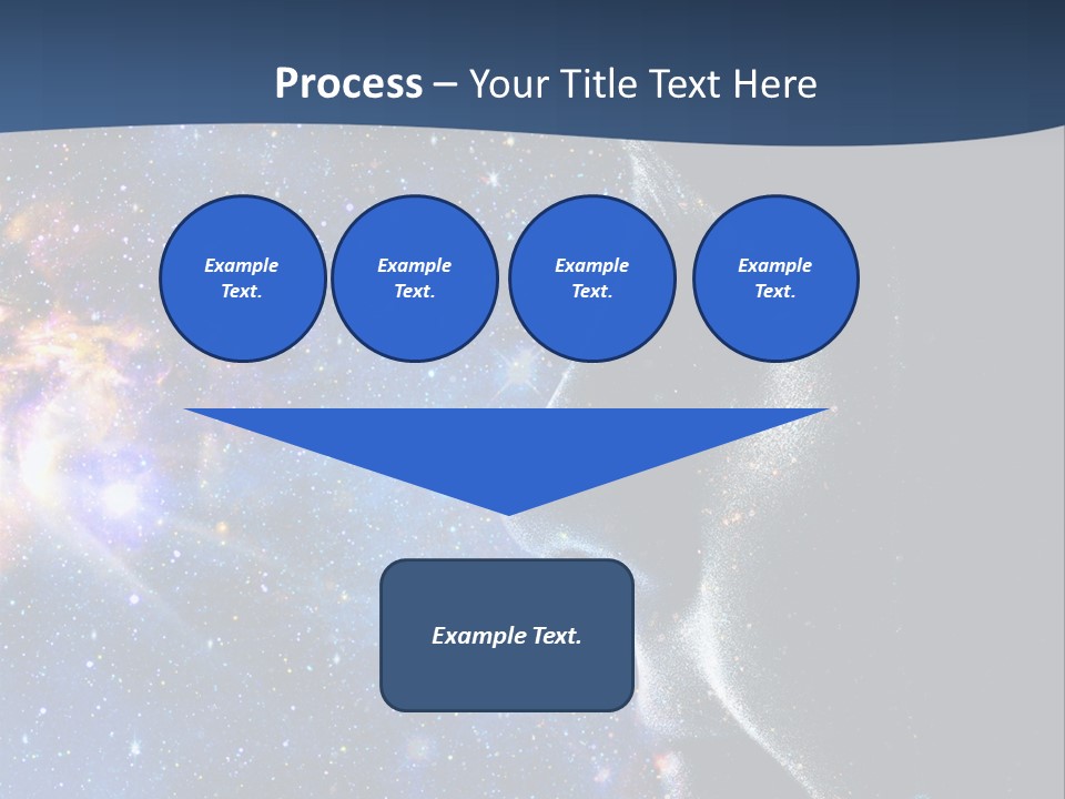 A Woman's Profile With Stars In The Background PowerPoint Template