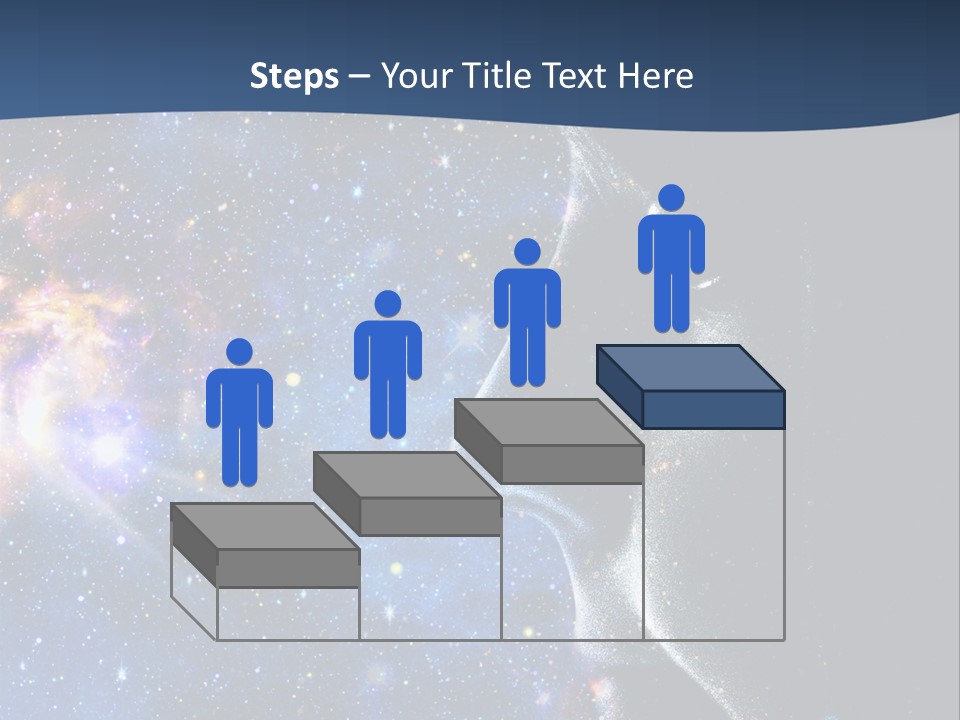 A Woman's Profile With Stars In The Background PowerPoint Template