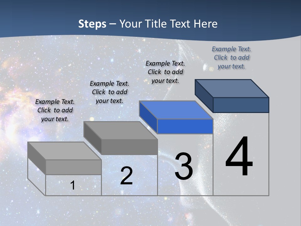 A Woman's Profile With Stars In The Background PowerPoint Template