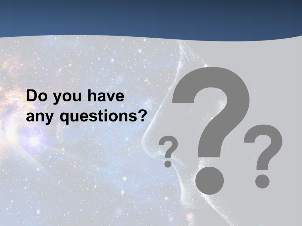 A Woman's Profile With Stars In The Background PowerPoint Template