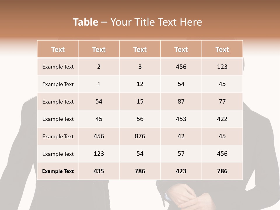 Korean Businesswoman Cute PowerPoint Template