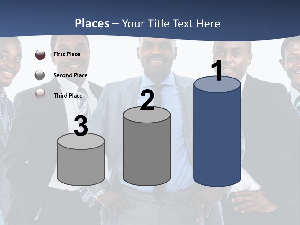 American Handsome Boss PowerPoint Template