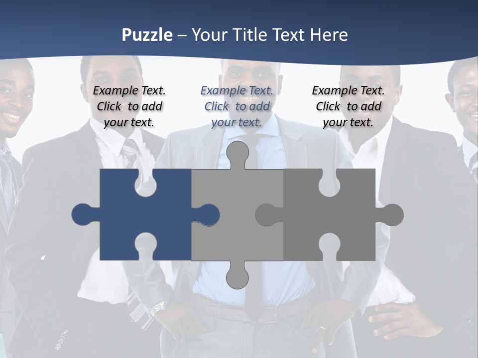 American Handsome Boss PowerPoint Template