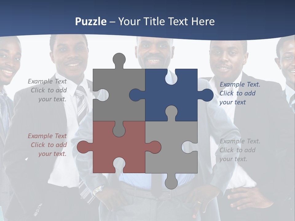 American Handsome Boss PowerPoint Template