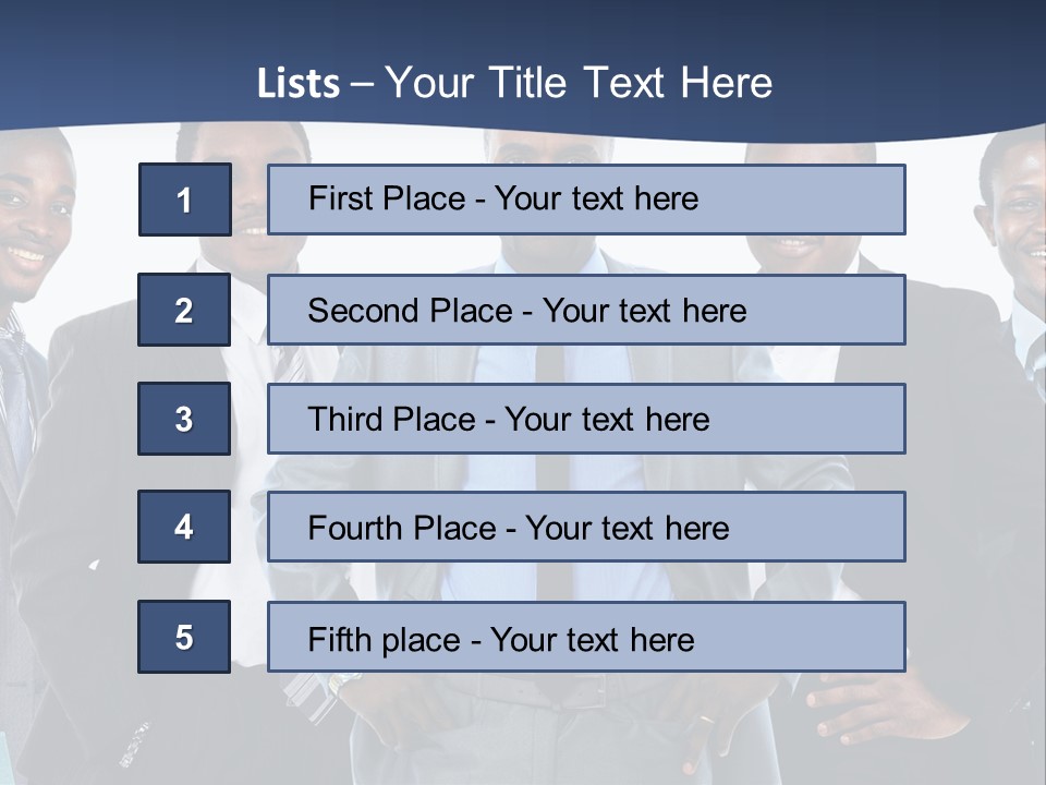 American Handsome Boss PowerPoint Template
