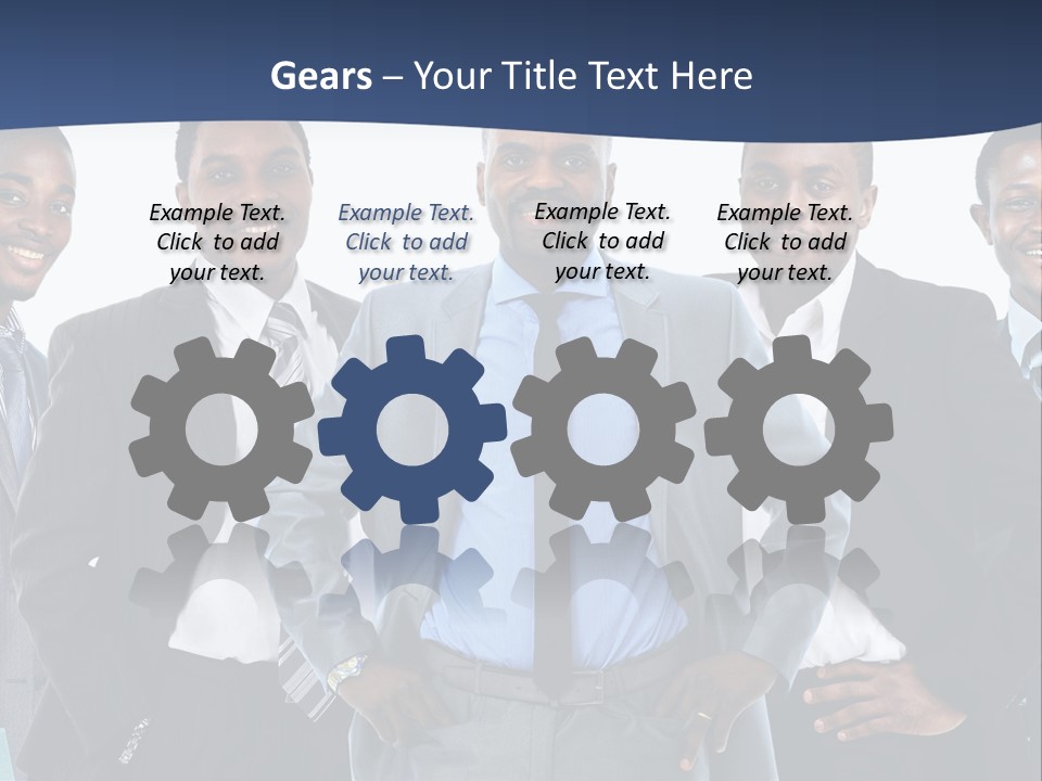 American Handsome Boss PowerPoint Template