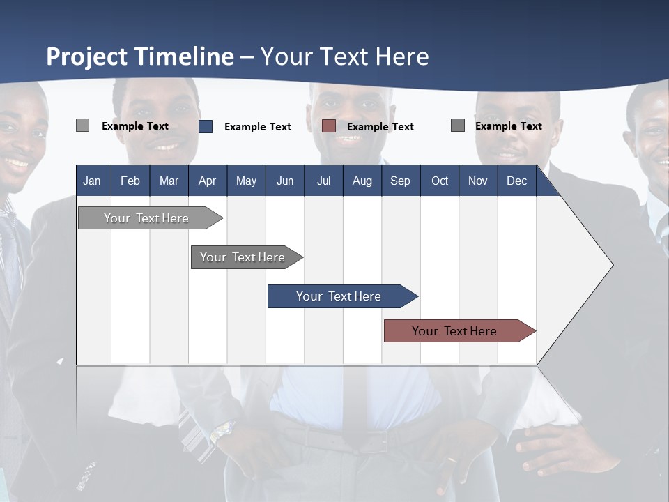 American Handsome Boss PowerPoint Template