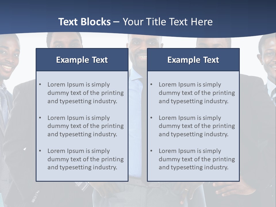 American Handsome Boss PowerPoint Template
