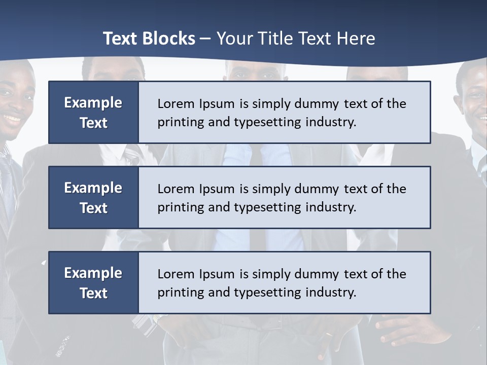 American Handsome Boss PowerPoint Template