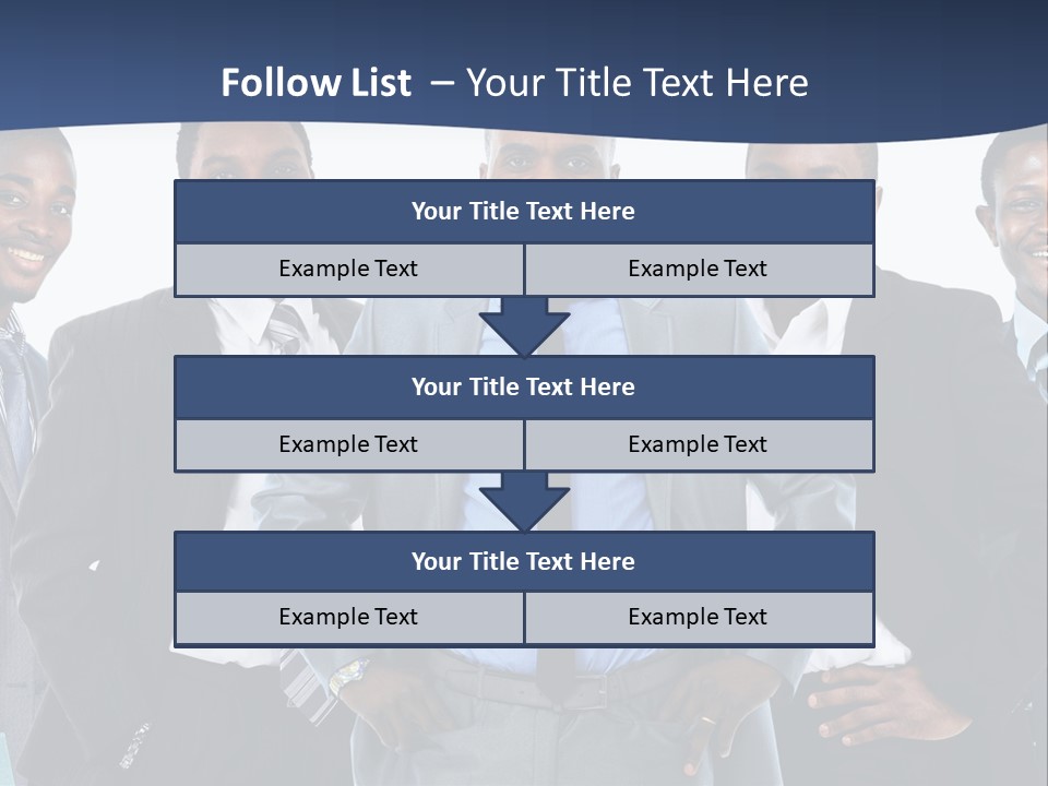 American Handsome Boss PowerPoint Template