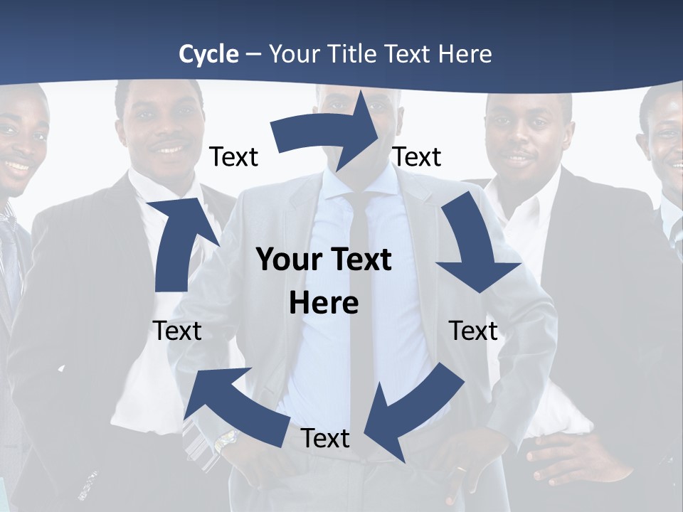 American Handsome Boss PowerPoint Template