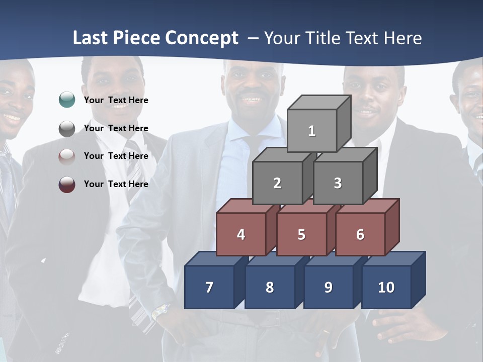 American Handsome Boss PowerPoint Template