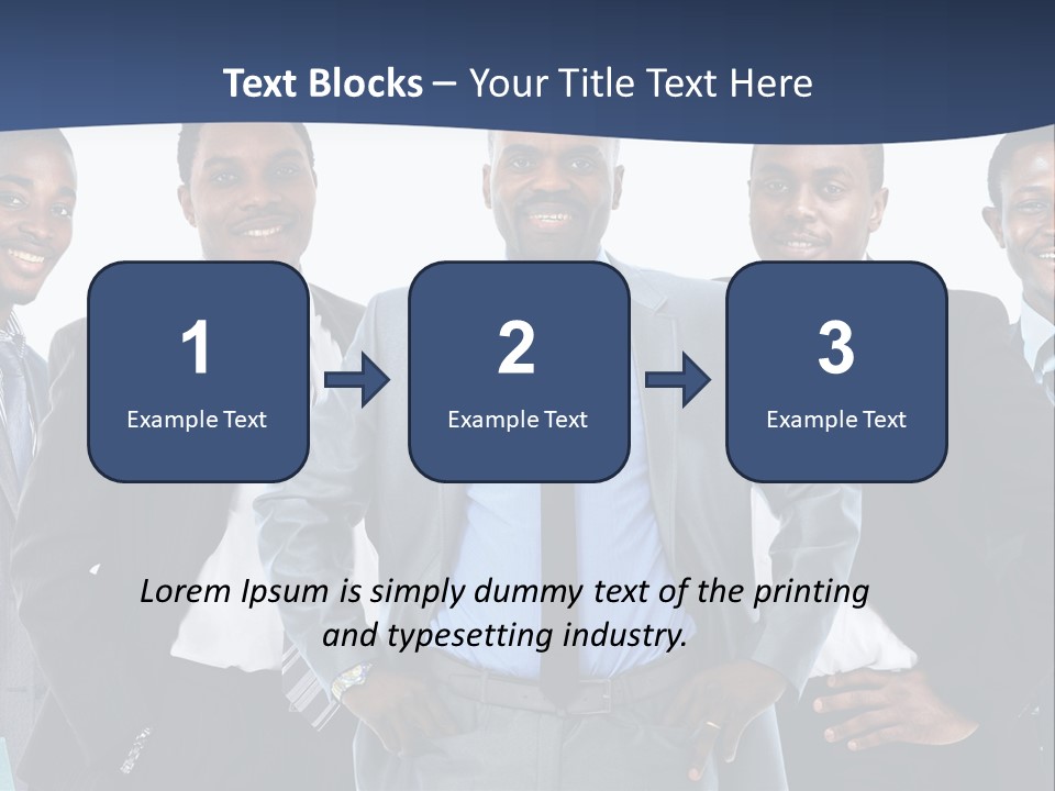 American Handsome Boss PowerPoint Template
