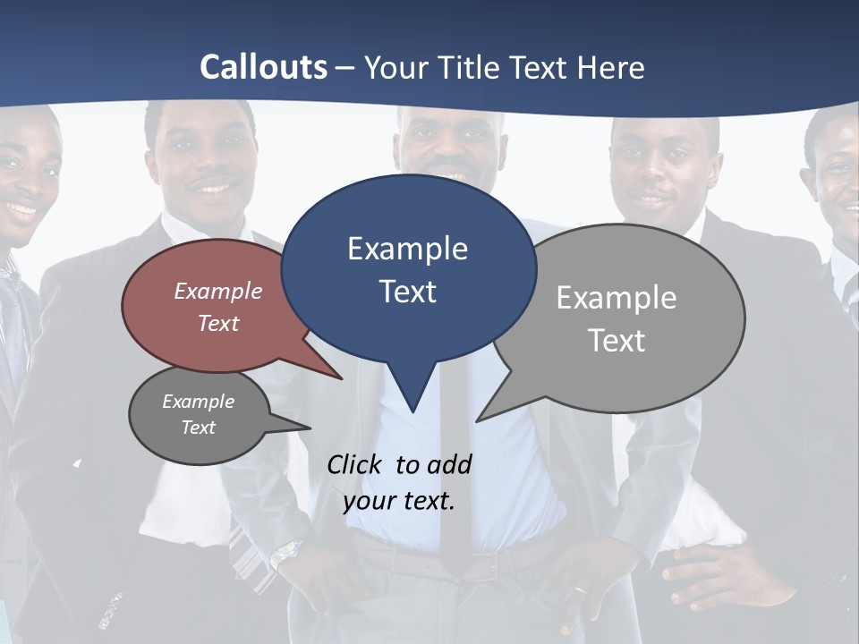 American Handsome Boss PowerPoint Template