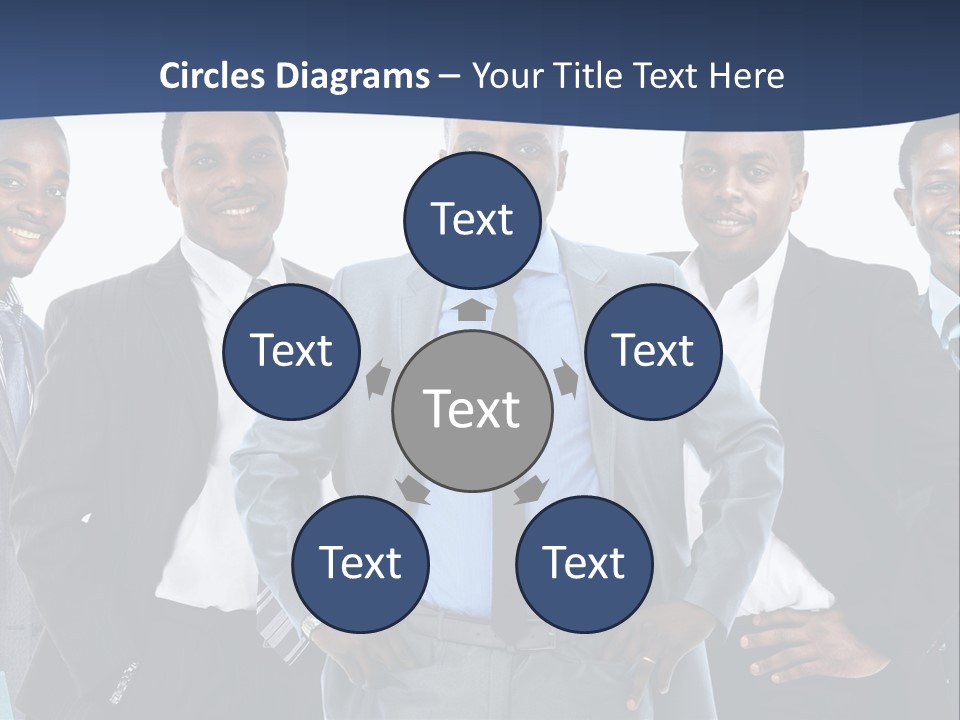 American Handsome Boss PowerPoint Template