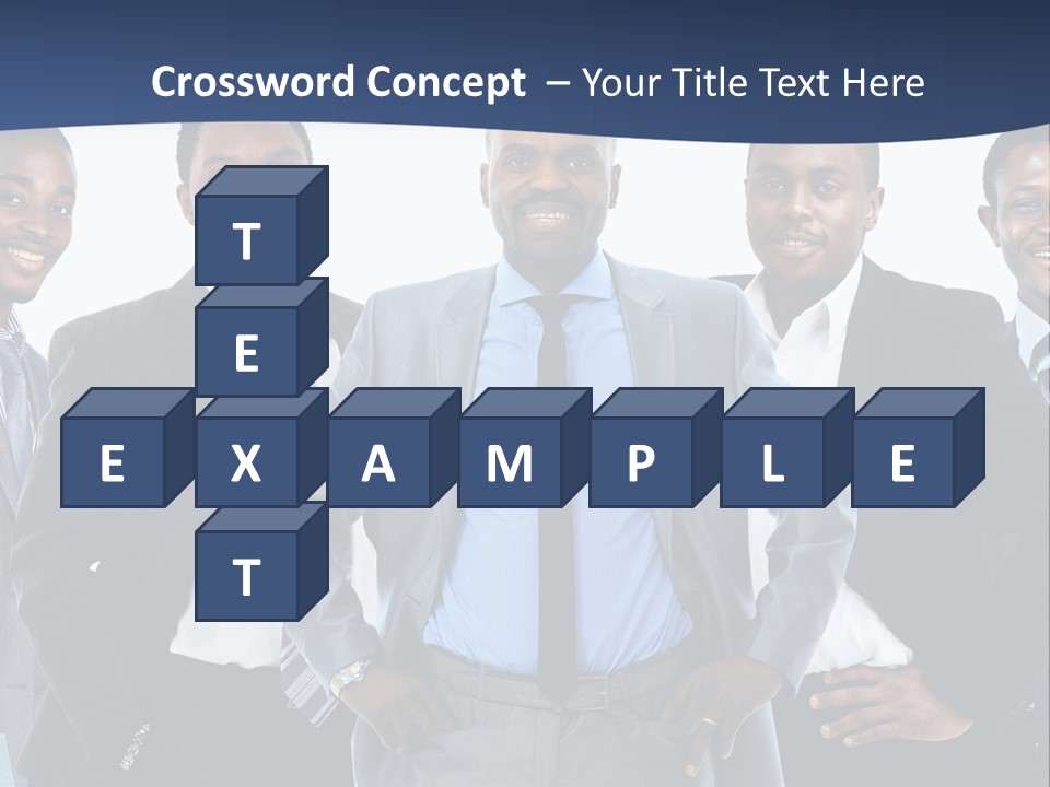 American Handsome Boss PowerPoint Template