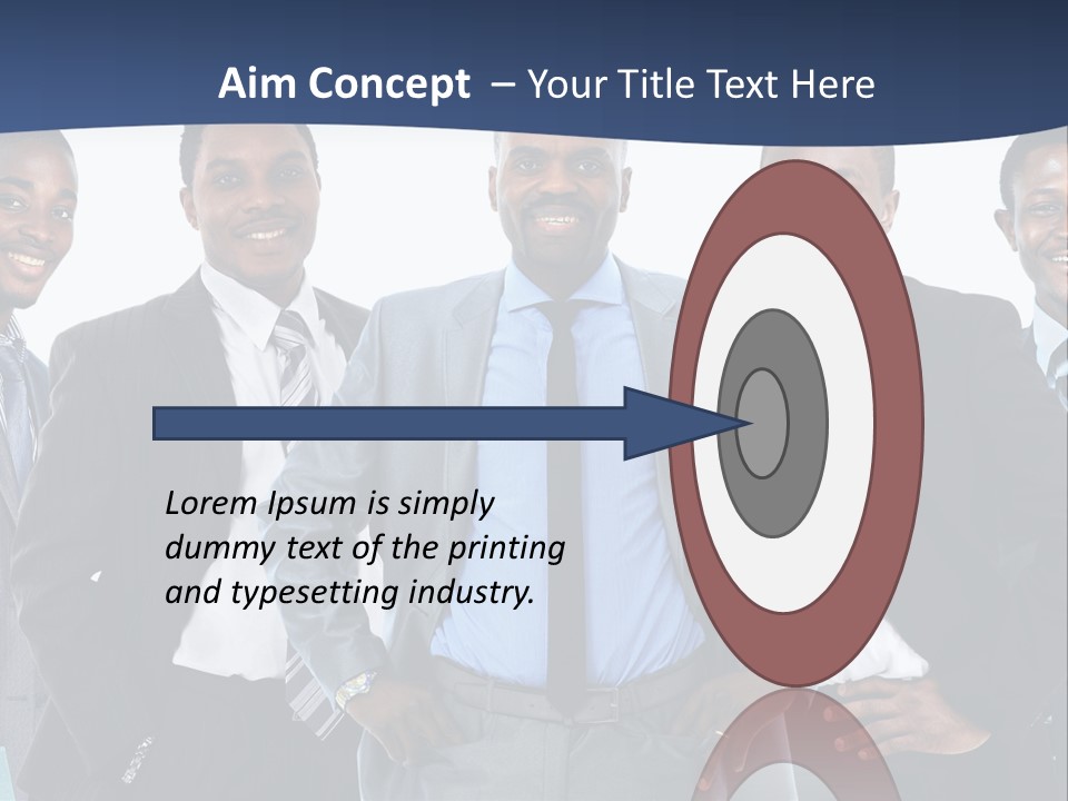 American Handsome Boss PowerPoint Template