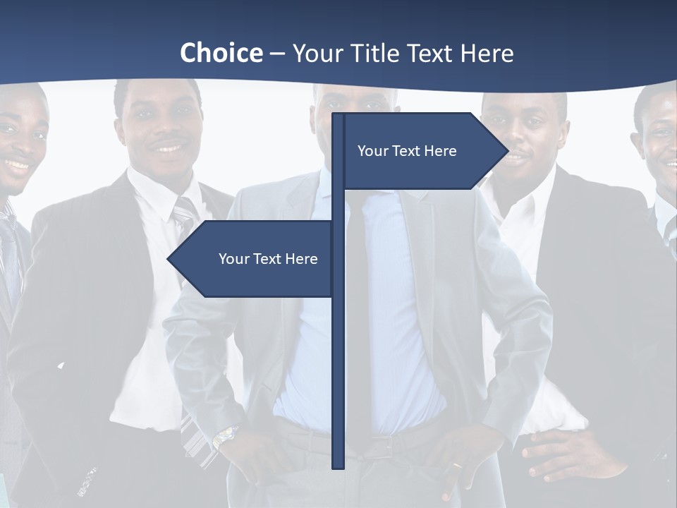 American Handsome Boss PowerPoint Template