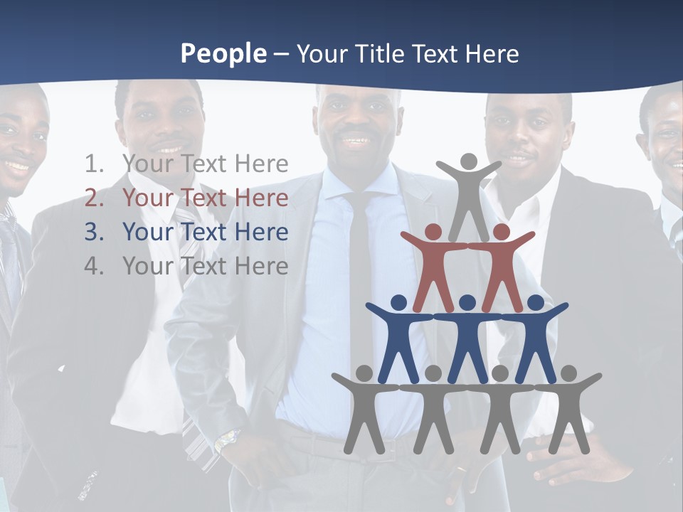 American Handsome Boss PowerPoint Template