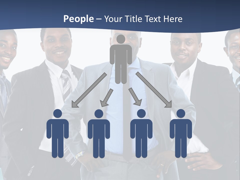 American Handsome Boss PowerPoint Template