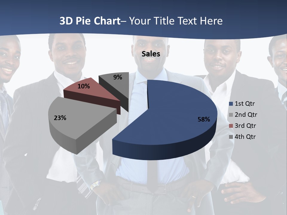 American Handsome Boss PowerPoint Template