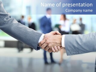 Deal Office Meeting PowerPoint Template