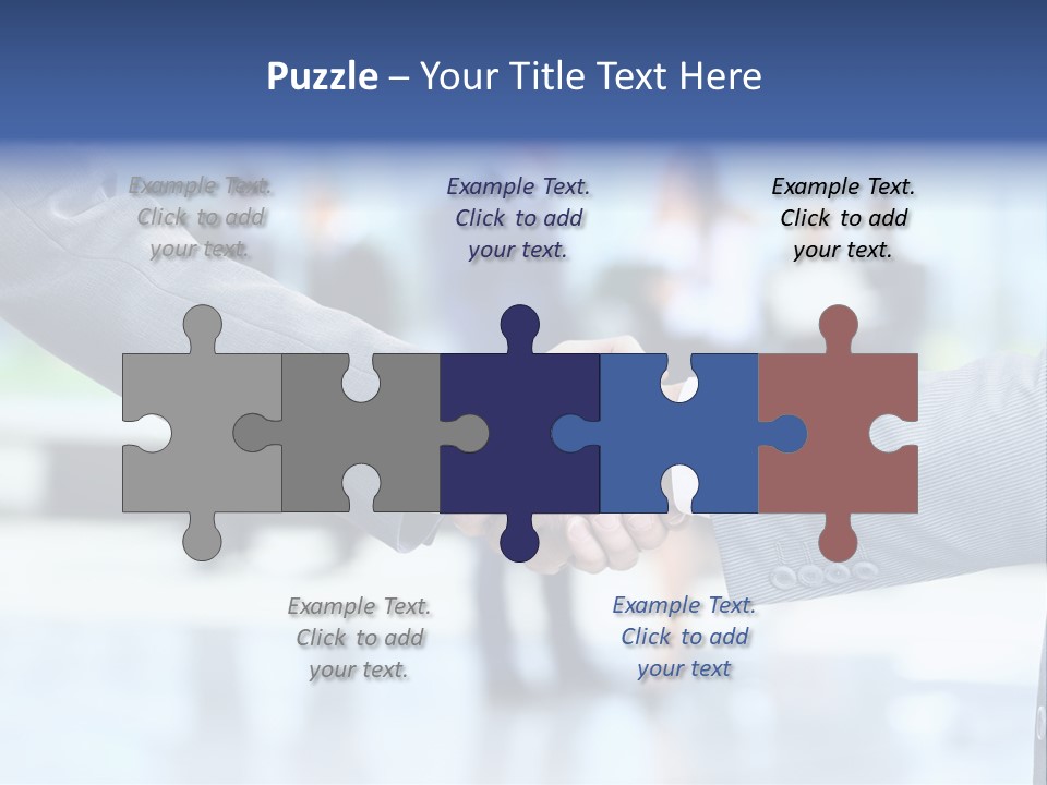 Deal Office Meeting PowerPoint Template