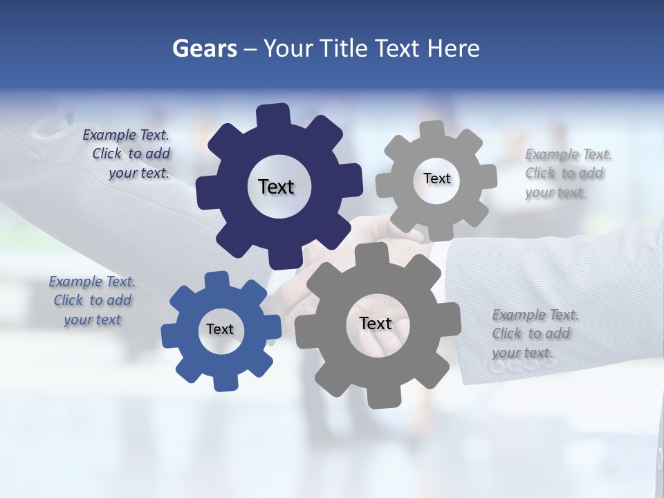 Deal Office Meeting PowerPoint Template