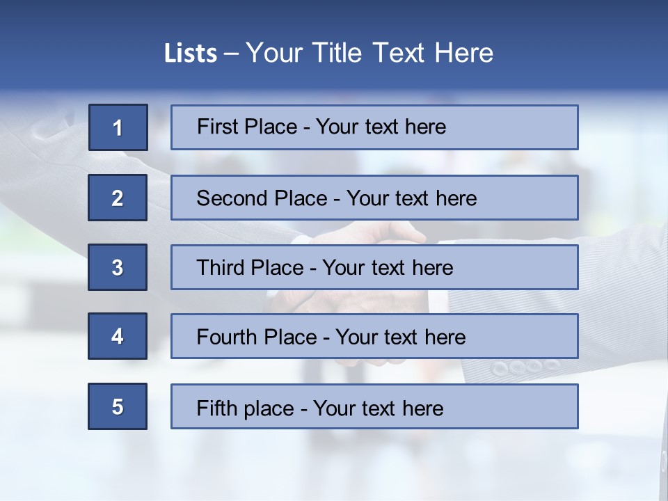 Deal Office Meeting PowerPoint Template