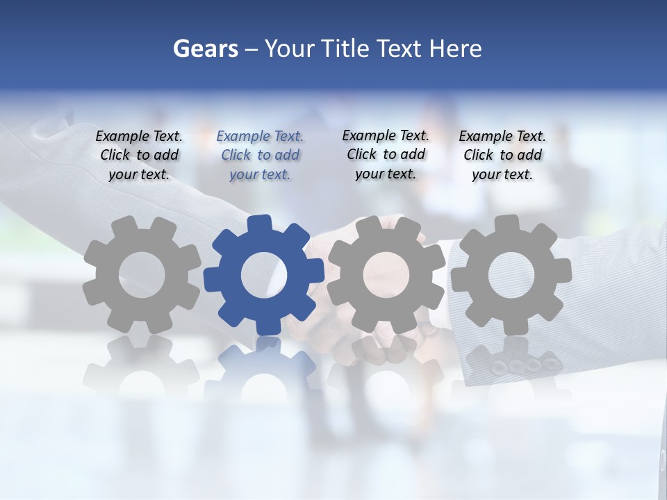Deal Office Meeting PowerPoint Template