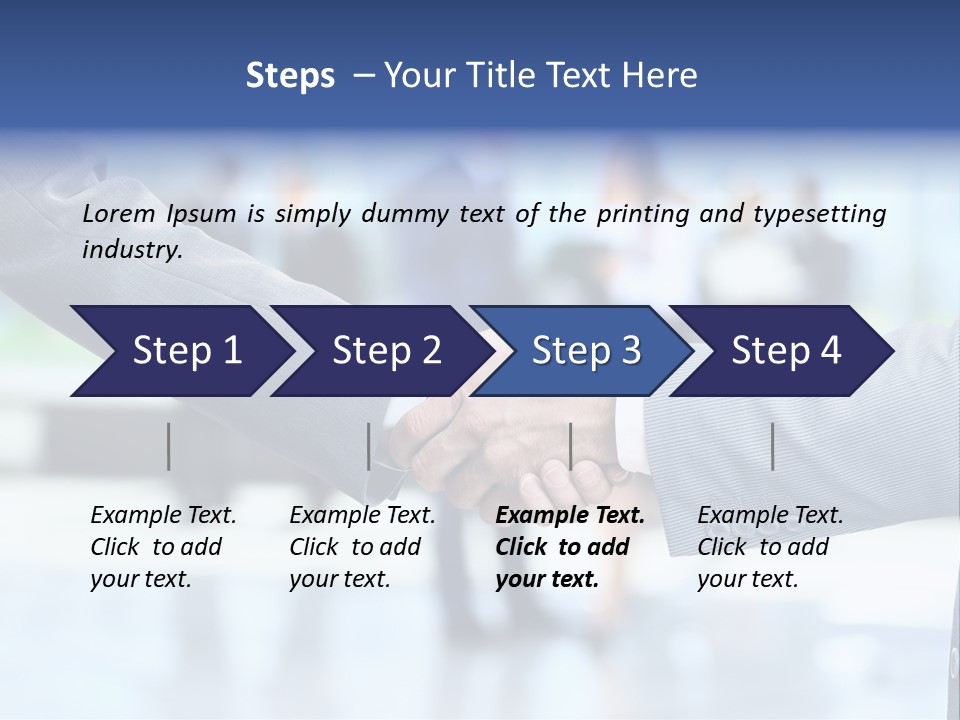 Deal Office Meeting PowerPoint Template