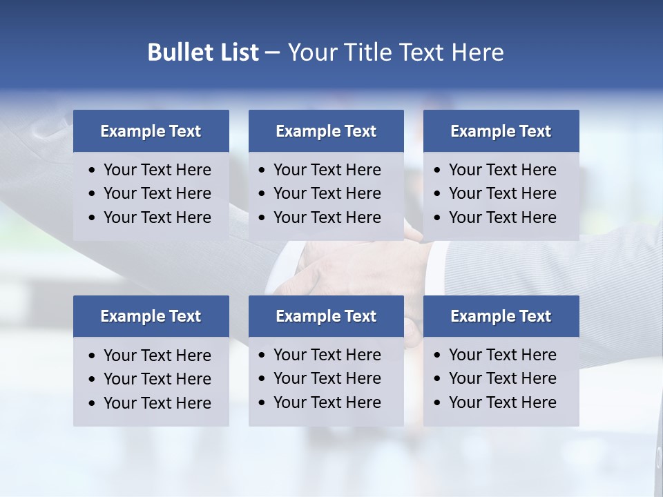 Deal Office Meeting PowerPoint Template