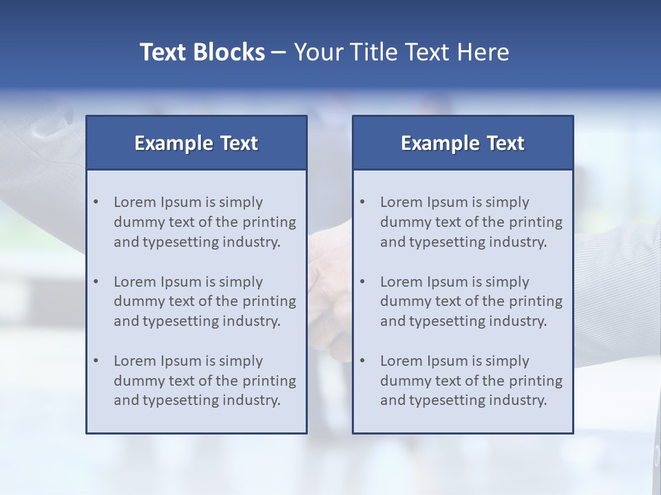 Deal Office Meeting PowerPoint Template