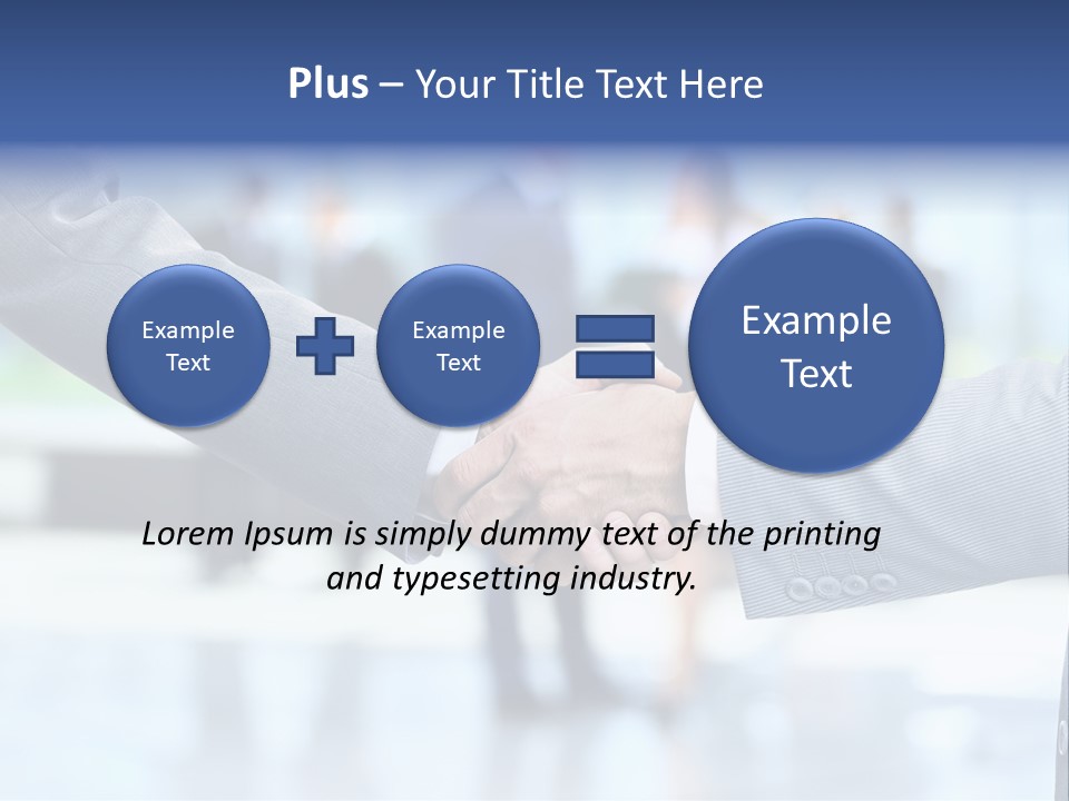 Deal Office Meeting PowerPoint Template