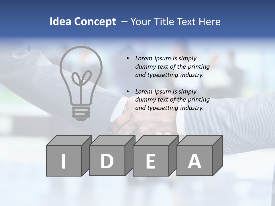 Deal Office Meeting PowerPoint Template