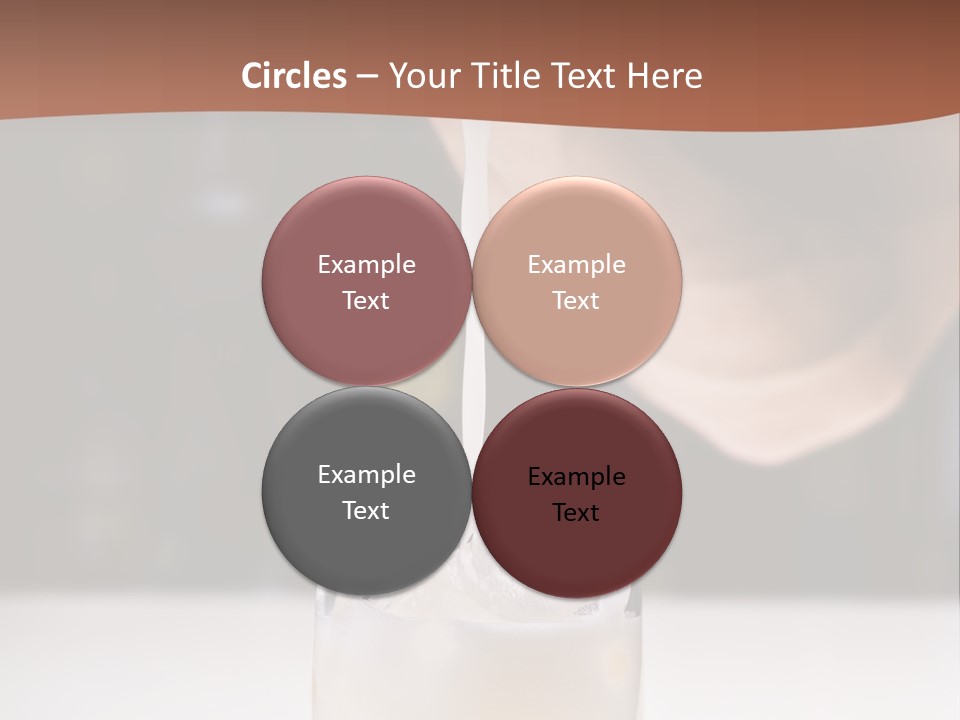 Pisco Sour Grape Schnaps Vertical PowerPoint Template